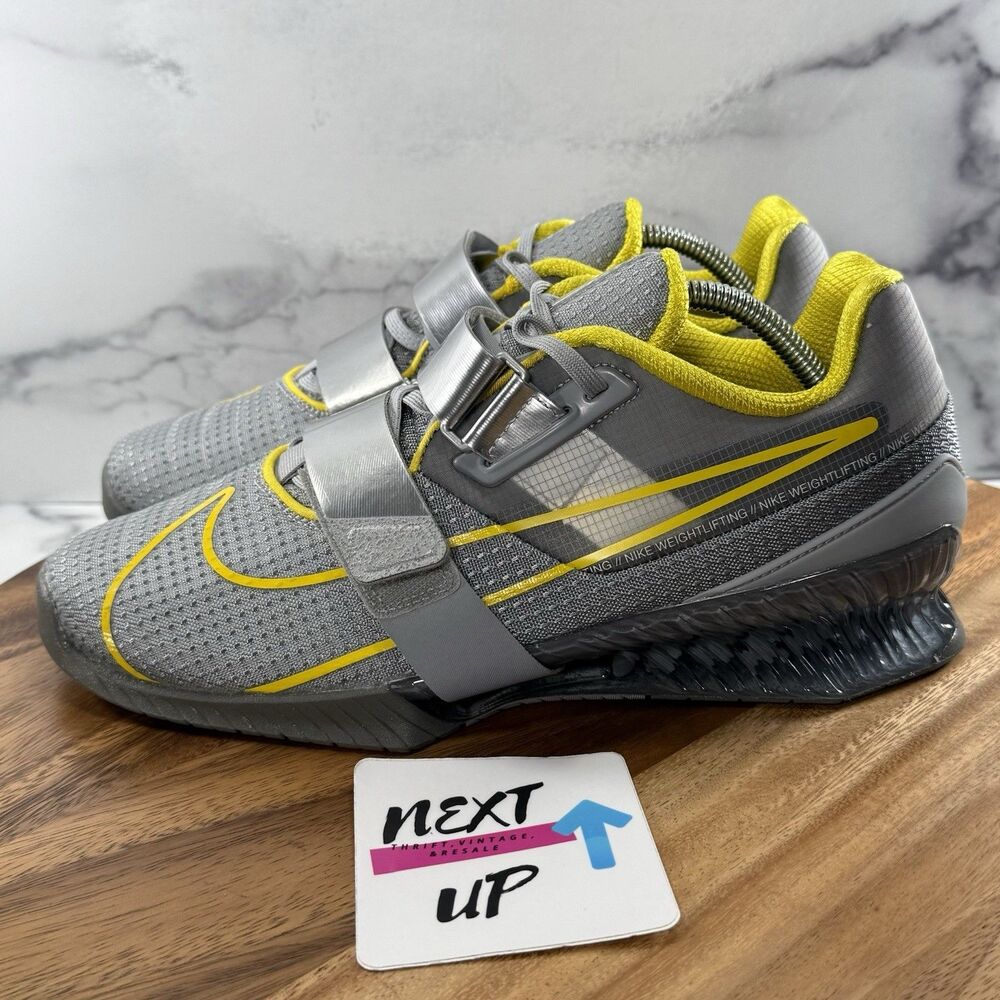 Mens size 8.5-Nike Romaleos 4 SE Weightlifting Shoes 'Wolf Grey' CD3463-002 nby